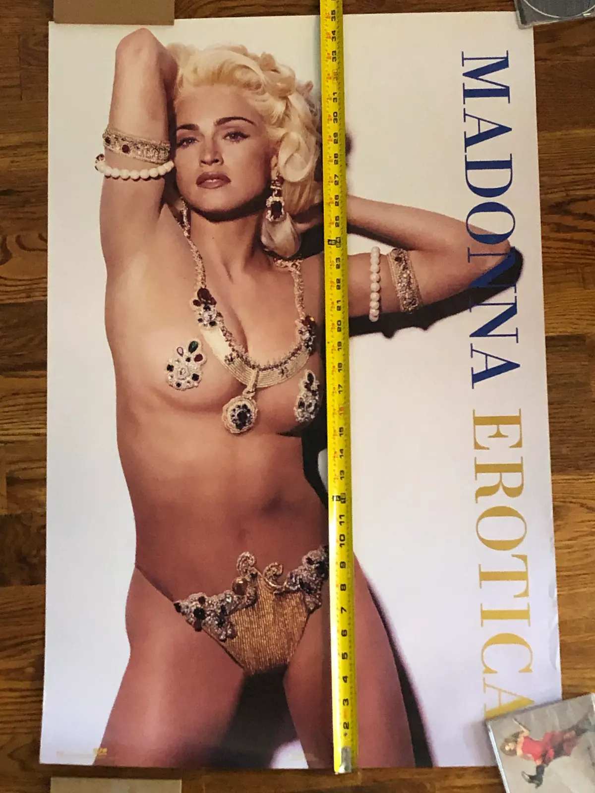 Madonna - 1992 Erotica - Nude Bodysuit - Print 23X35 - Borderline Music 2