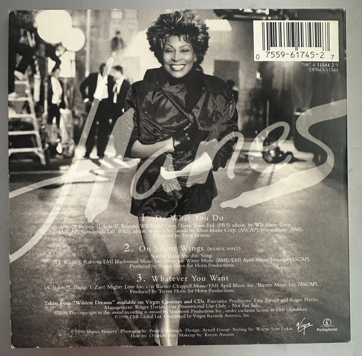 Tina Turner "Hanes" Collector's Edition 3 Track Promo Cd Single - Used 2