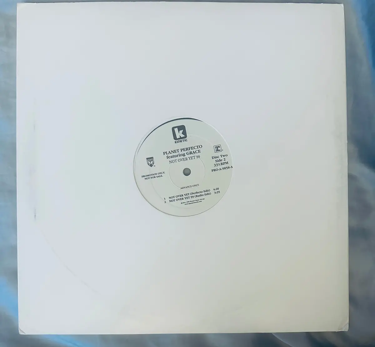 Paul Oakenfold Two Original 12 Inch Single Lp Vinyl Ready Steady Go 2