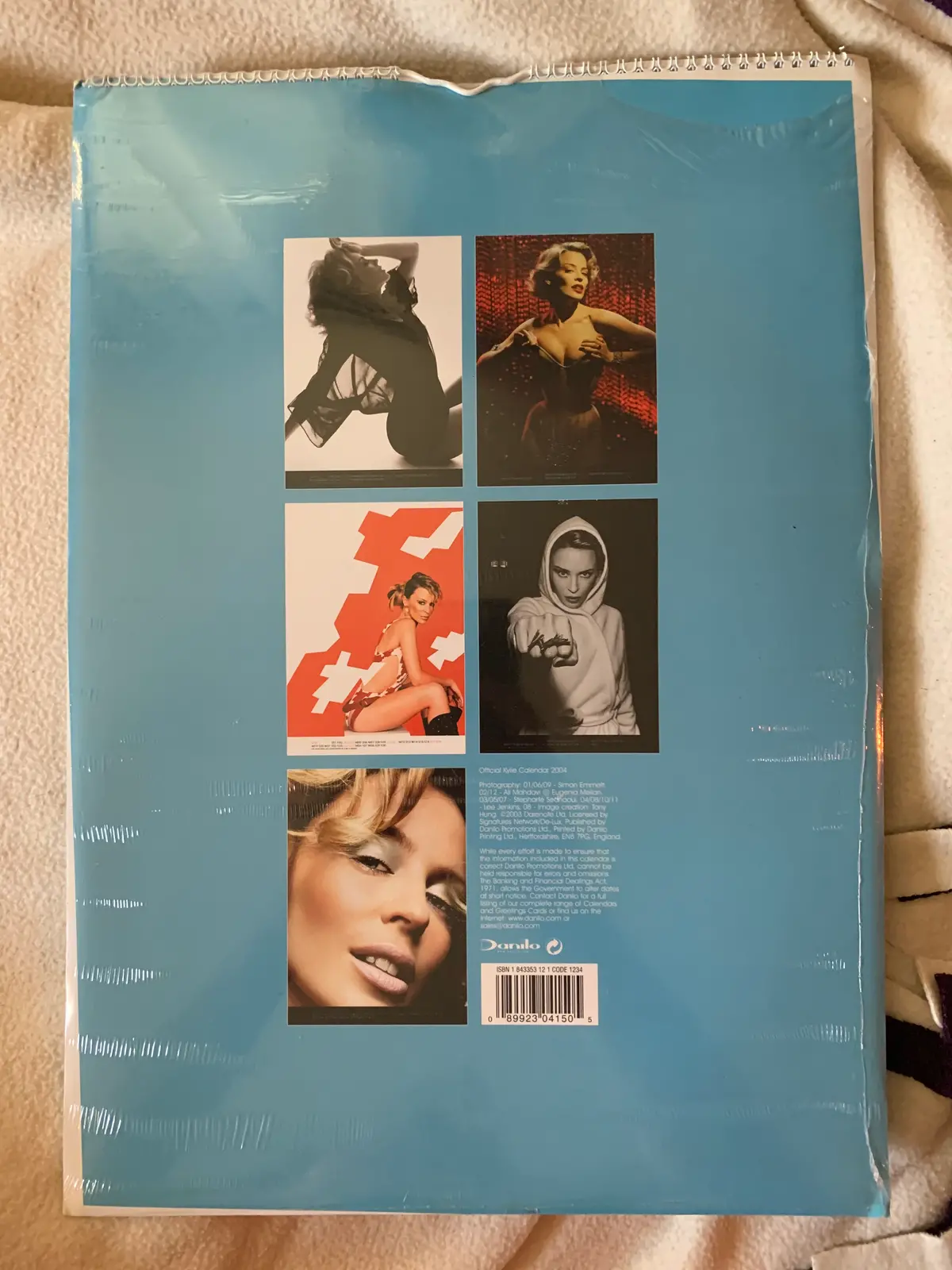 Kylie Minogue - 2004 Import Official Calendar New/Sealed 2