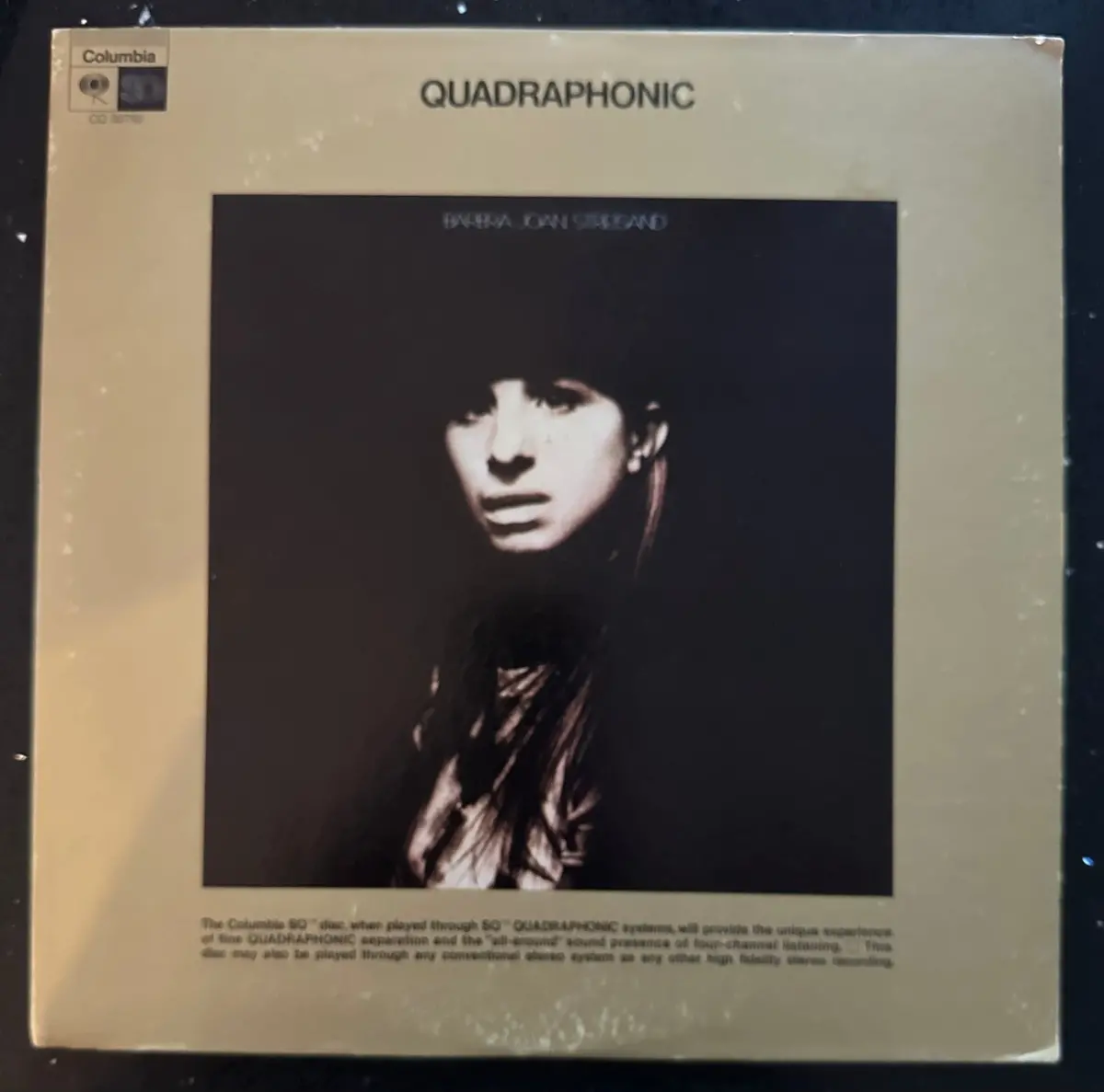 Barbra Streisand - Barbra Joan Quadraphonic Lp Vinyl Original 1