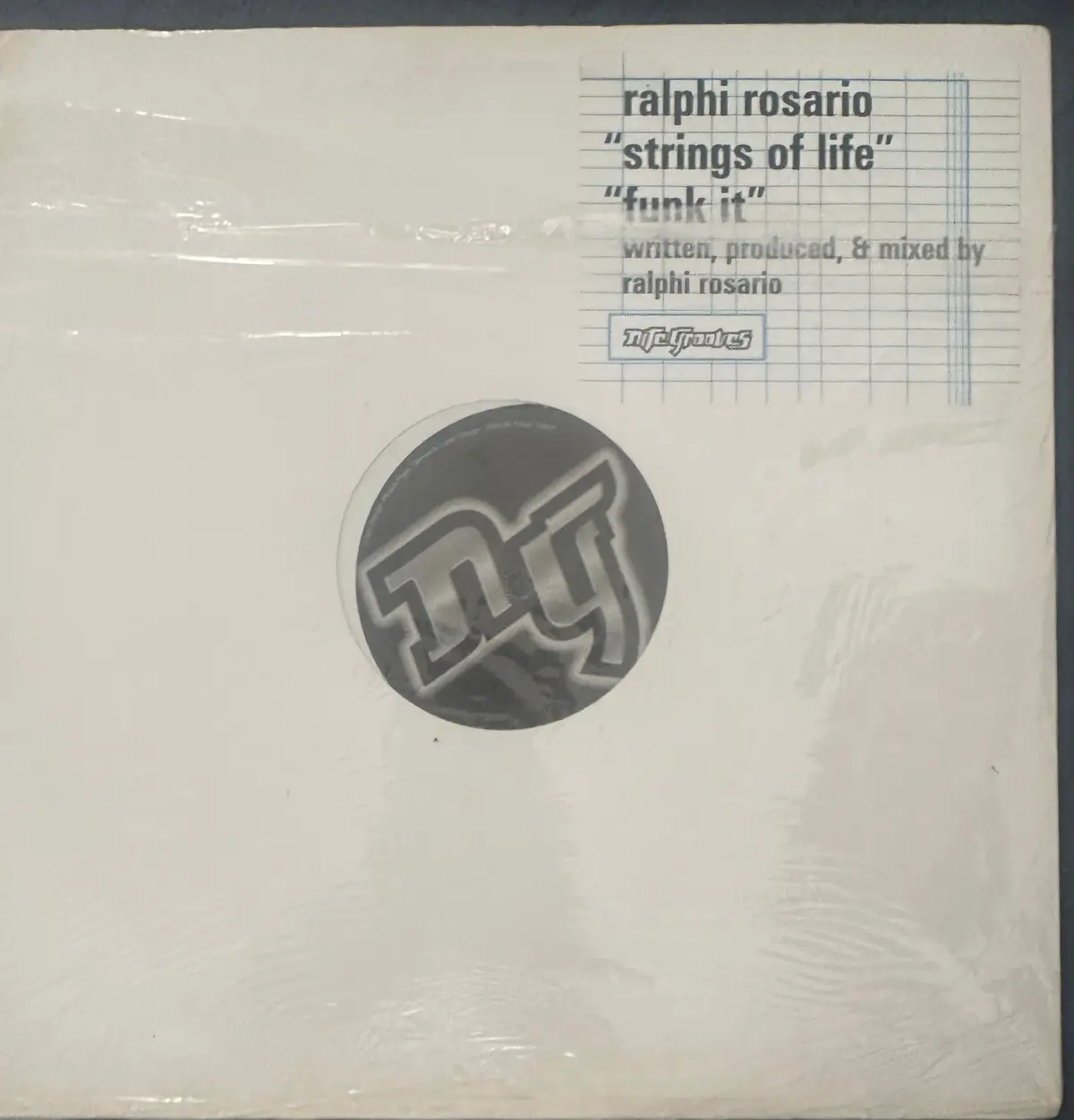 Ralphie Rosario Strings Of Life &  Funk It 12 Inch Single Lp Vinyl Used 1