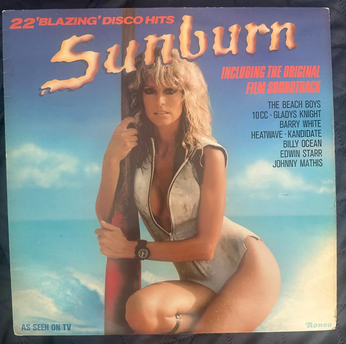 Sunburn Uk Soundtrack Lp Vinyl (Various) Farrah Fawcett - Used 1