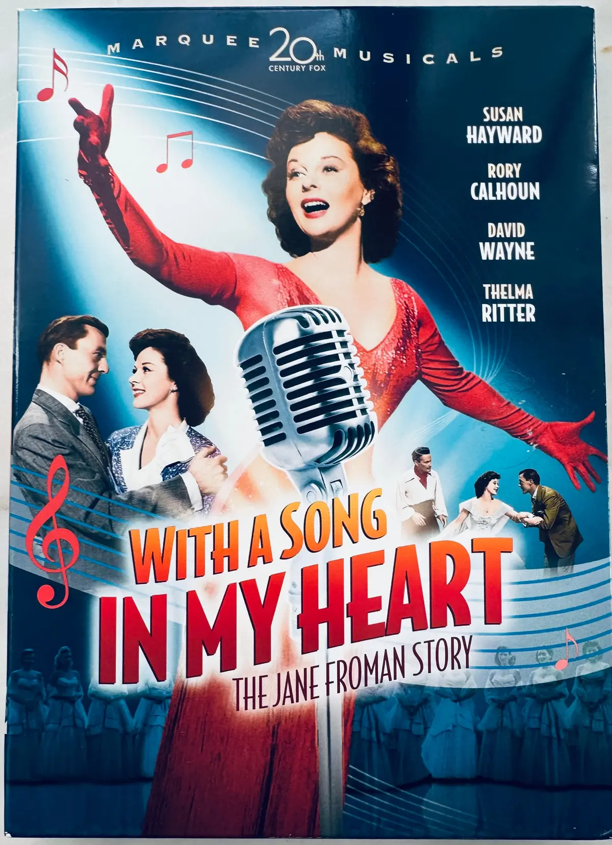 With A Song In My Heart Dvd + 4 Lobby Cards Used 1