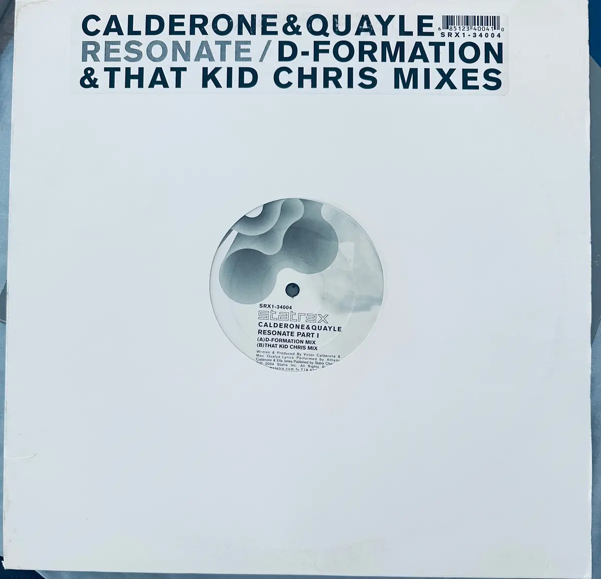 Calderone / Quayle - Resonate (Part 1)  12” Single Lp Vinyl Used 1