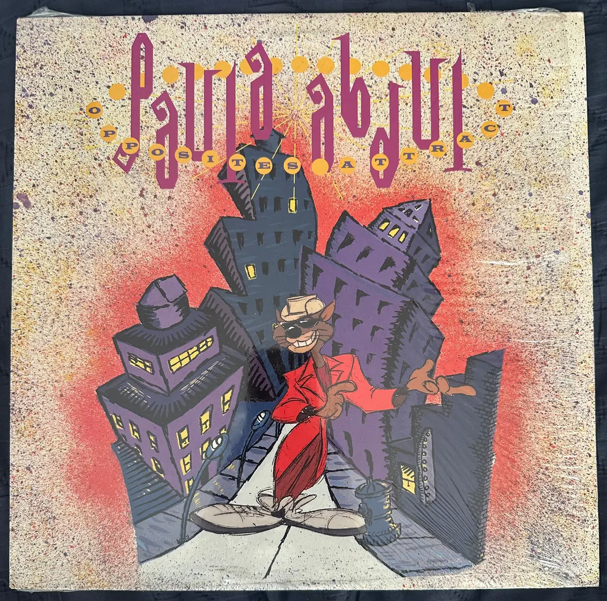 Paula Abdul Opposites Attract 12" Single Lp Vinyl (In Cellophane) Used 1