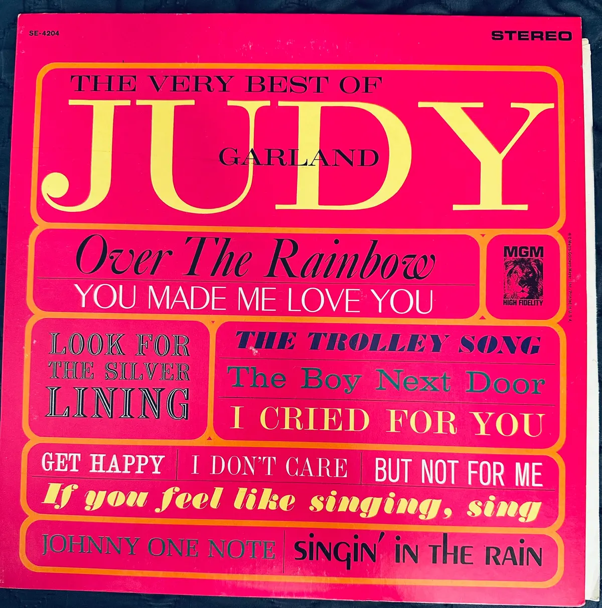 Judy Garland - 2 Original Lp Vinyl - Used (Best Of & Live) 1