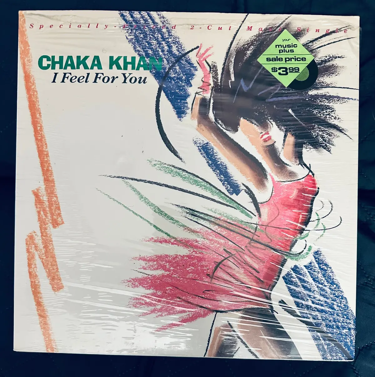 Chaka Khan  I Feel For You  - 12" Single Lp Vinyl - Used 1