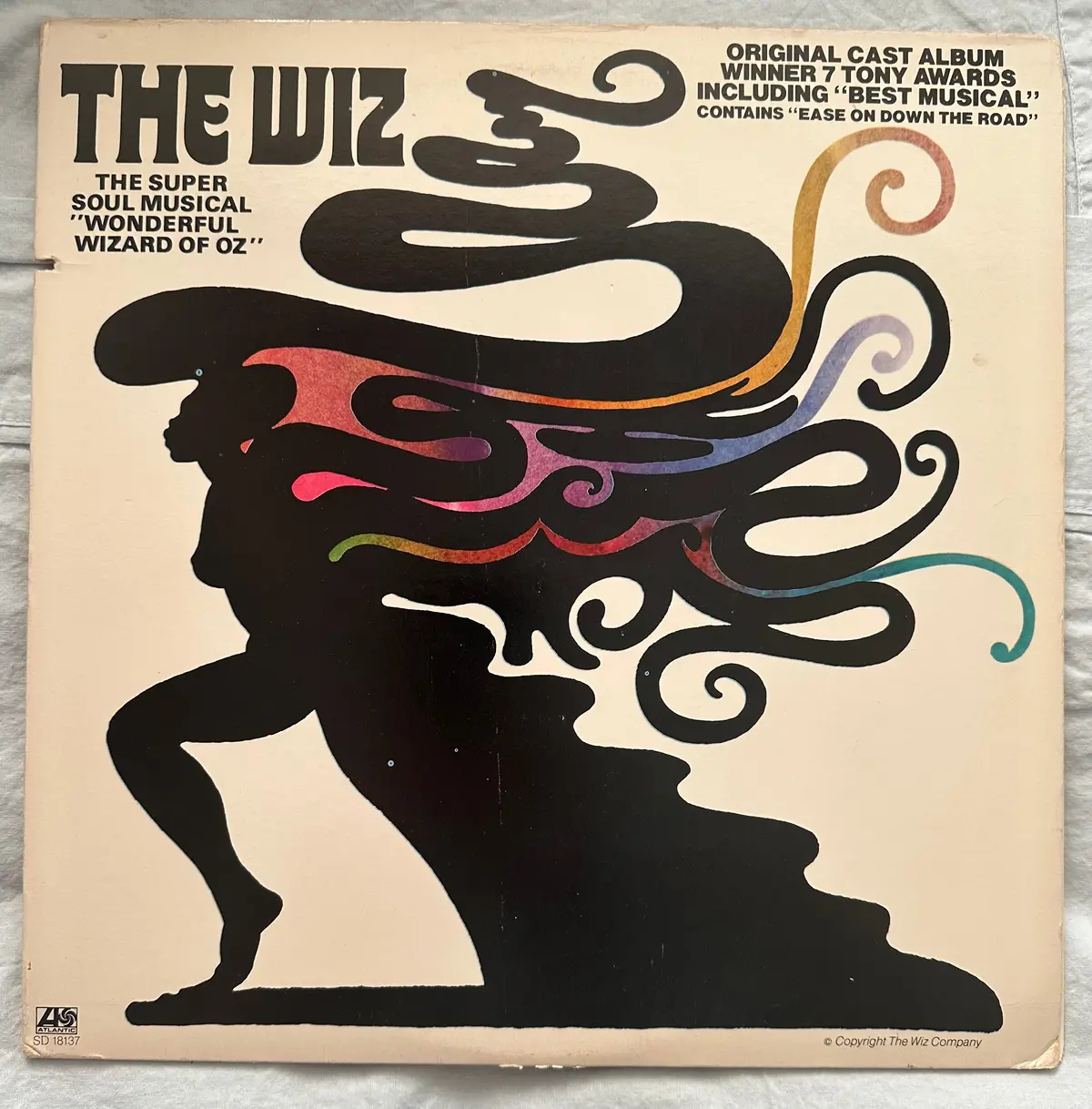 The Wiz Original Cast Recording Lp Soundtrack Vinyl Used 1