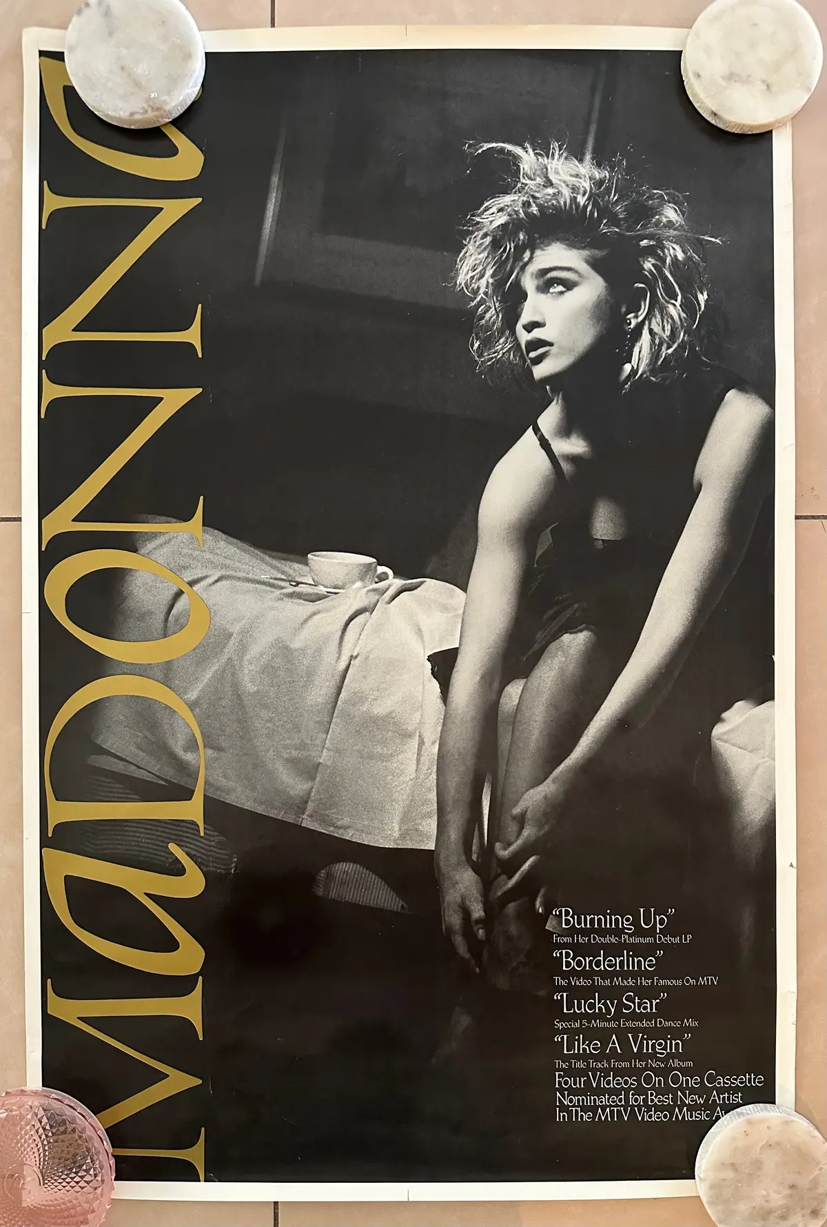 Madonna Vhs Promotional Poster 1984 (Usa Orders Only ) 1
