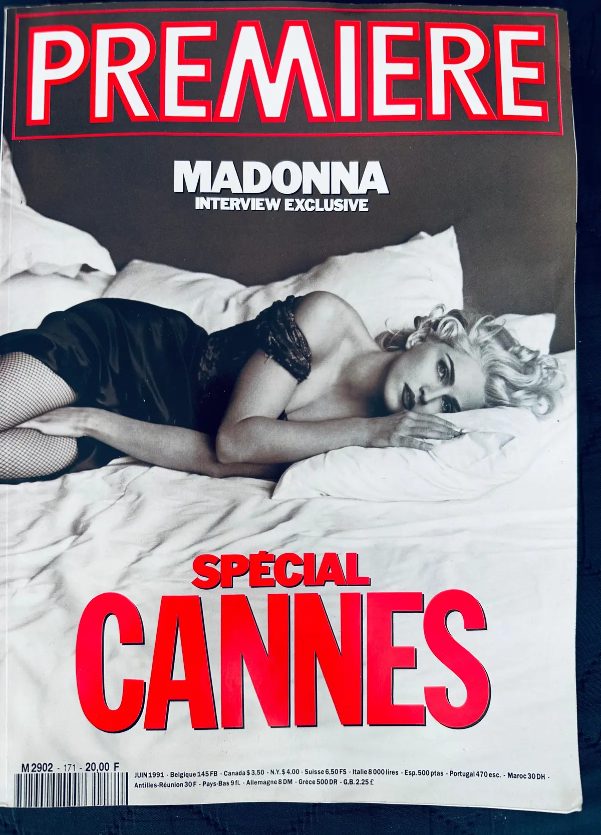 Madonna - Premiere Special Cannes Import (French) Magazine 1