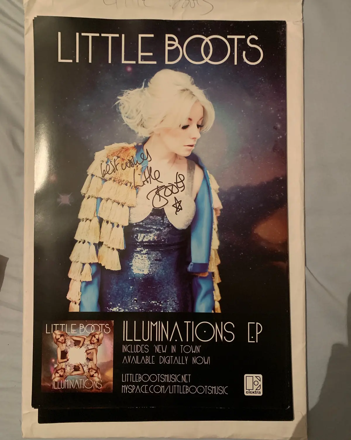 Little Boots - Autographed Poster / Signed  Illuminations 1