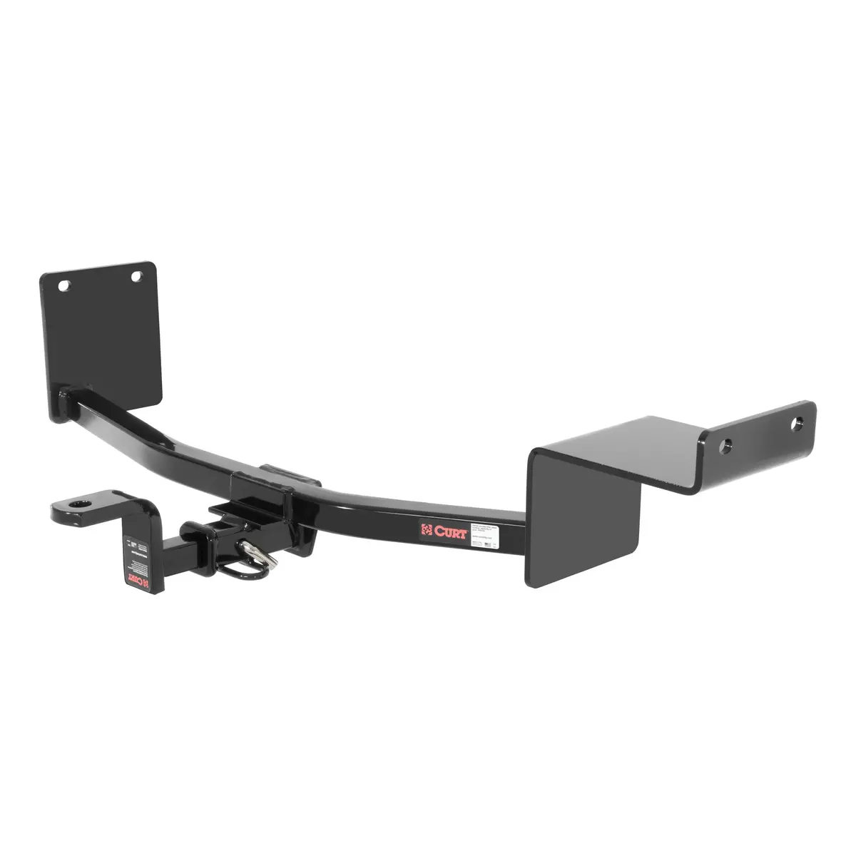 Curt 110943 Class 1 Trailer Hitch With Ball Mount, 1-1/4-Inch Receiver, Select Hyundai Accent, Kia Rio 1