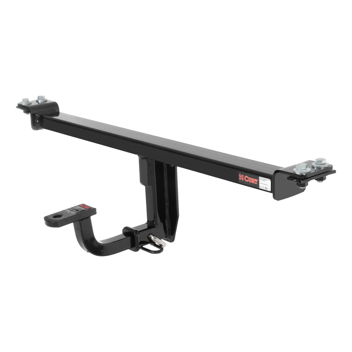 Curt 111923 Class 1 Trailer Hitch With Ball Mount, 1-1/4-Inch Receiver, Select Audi A3 1