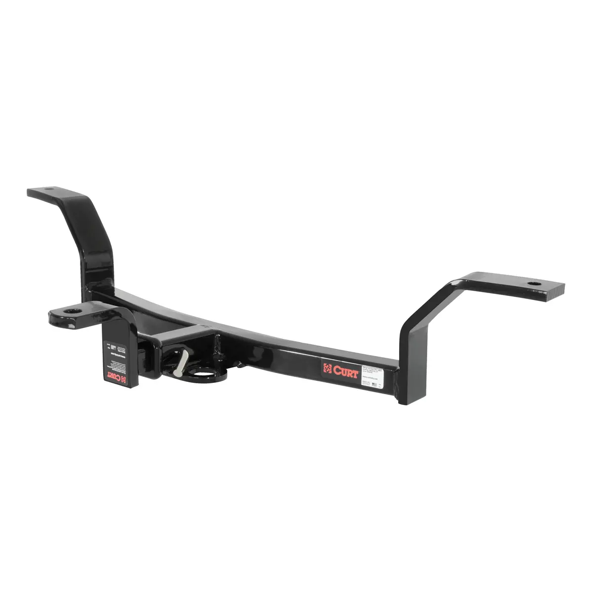 Curt 112073 Class 1 Trailer Hitch With Ball Mount, 1-1/4-Inch Receiver, Select Honda Civic, Acura El 1