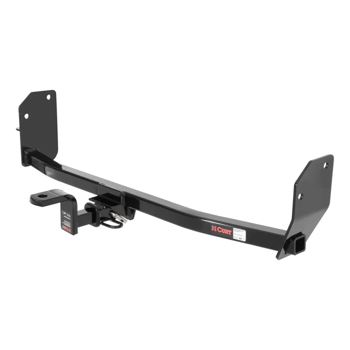 Curt 113123 Class 1 Trailer Hitch With Ball Mount, 1-1/4-Inch Receiver, Select Ford Mustang 1