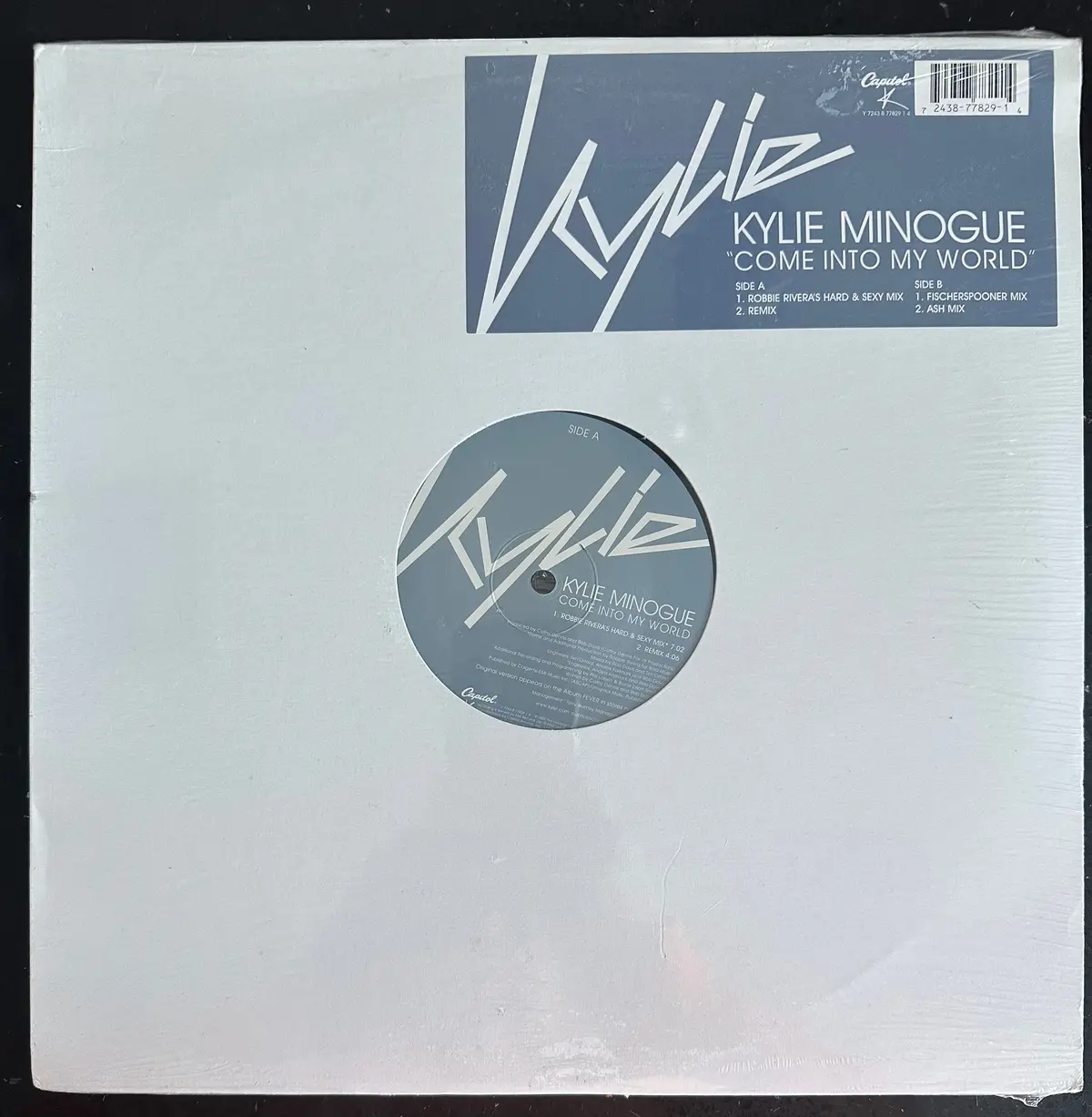 Kylie Minogue Come Into My World 12" Single Lp Vinyl  New Sealed 1