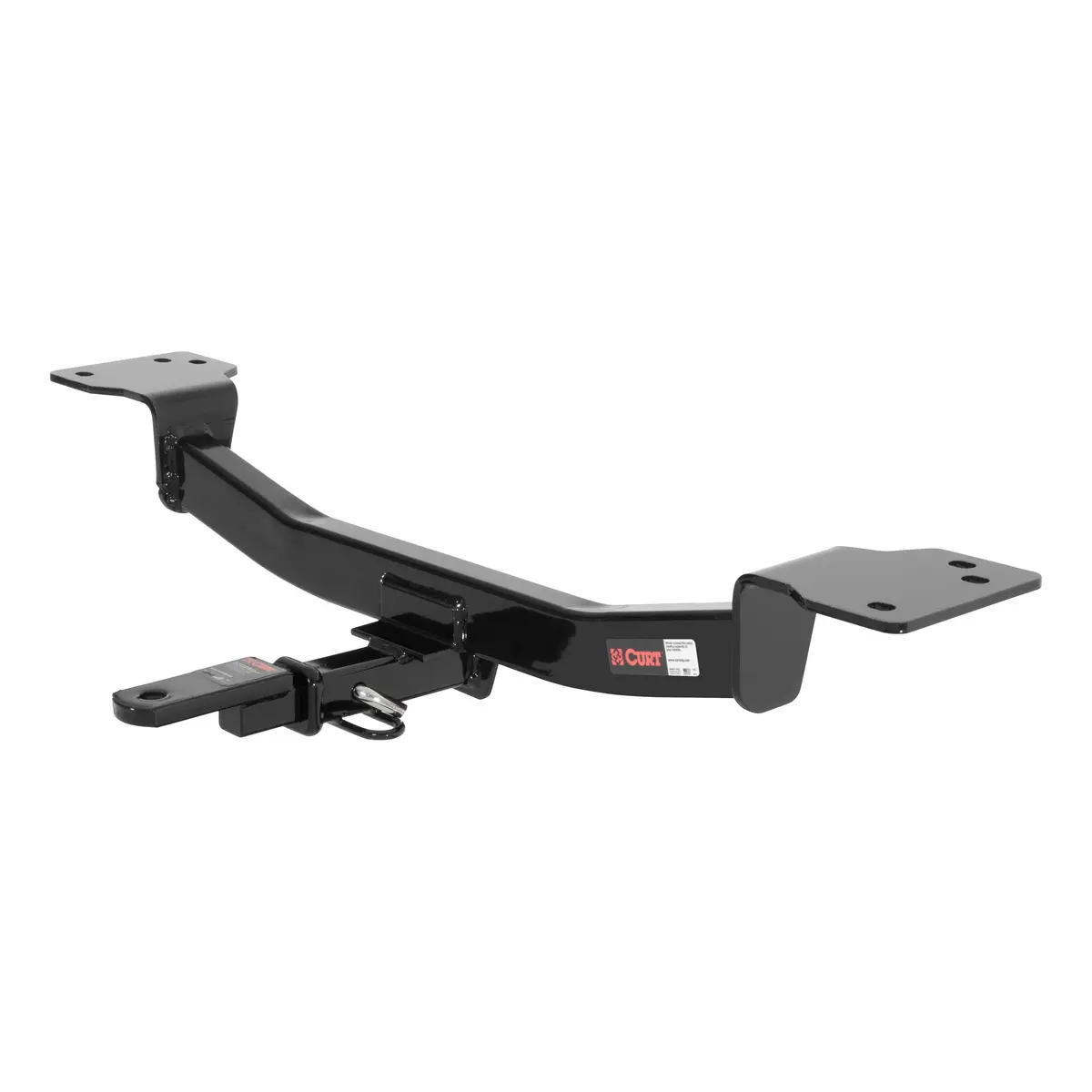 Curt 121263 Class 2 Trailer Hitch With Ball Mount, 1-1/4-Inch Receiver, Select Hyundai Tucson, Kia Sportage 1