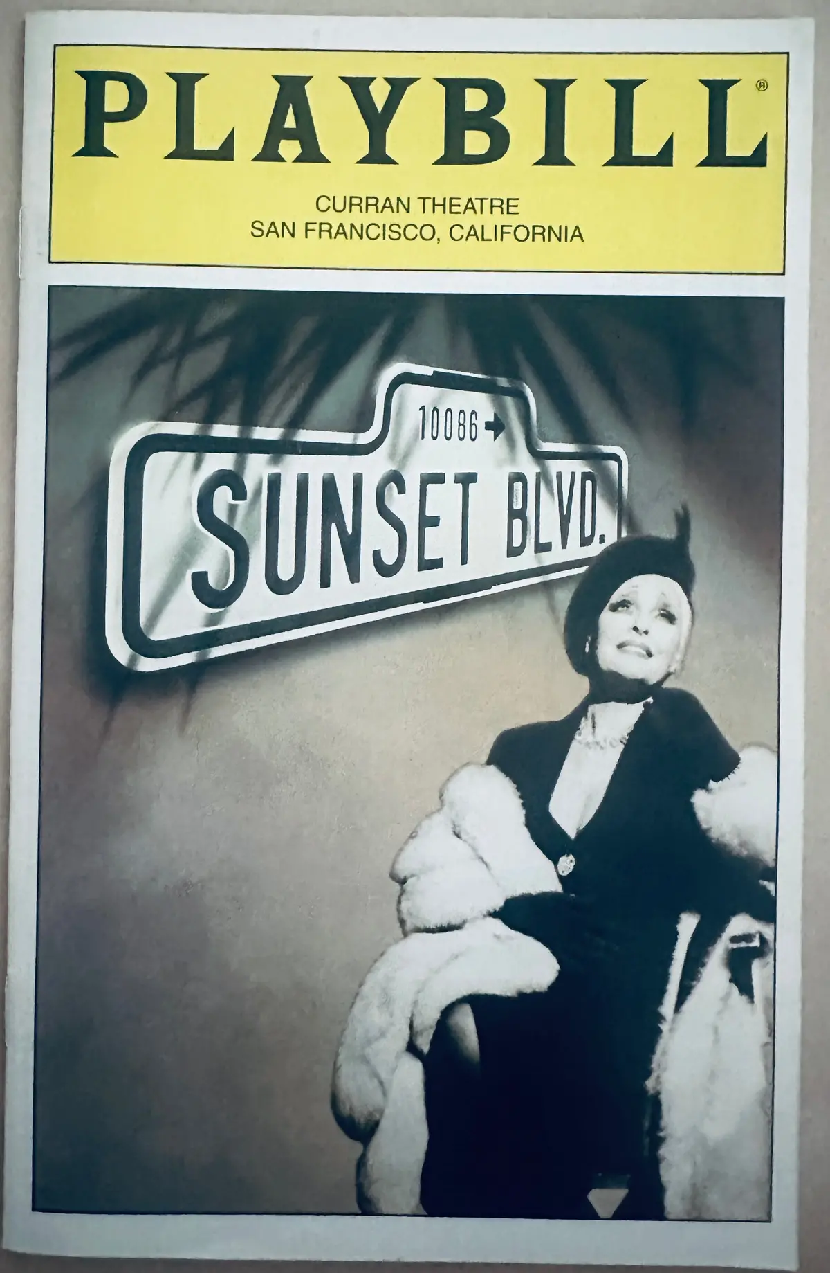 Sunset Blvd San Francisco Theatre Playbill 1