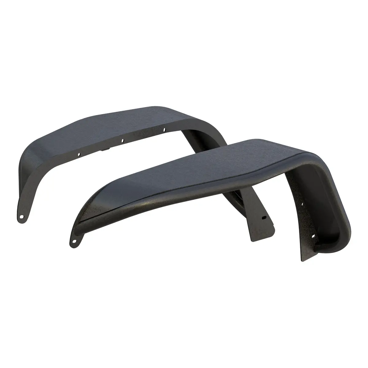 Aries 1500201 Black Aluminum Front Jeep Wrangler Jk Fender Flares 1