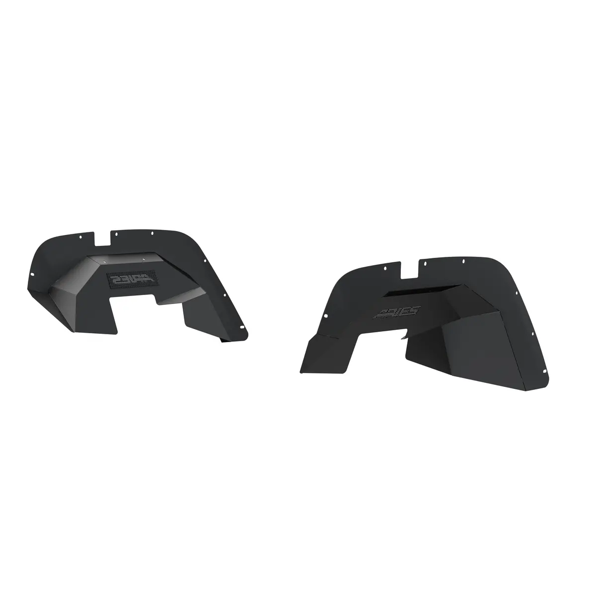 Aries 1500350 Black Aluminum Front Jeep Wrangler Jk Inner Fender Liner Wheel Well Guard Covers 1