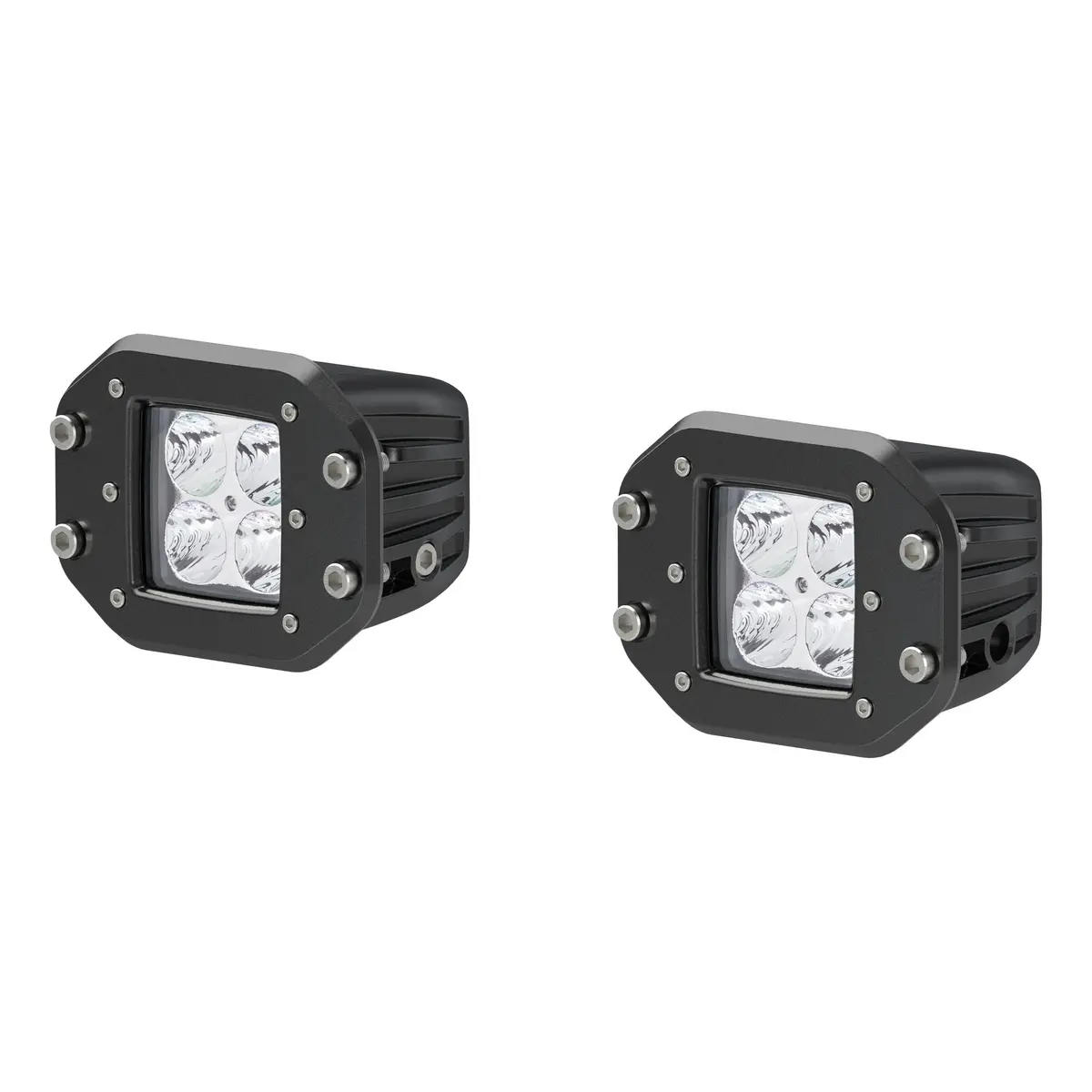 Aries 1501250 2-Inch Flush-Mount Led Lights, Cree, 2,200 Lumens, Flood Beam, Waterproof And Dustproof, 2-Pack 1