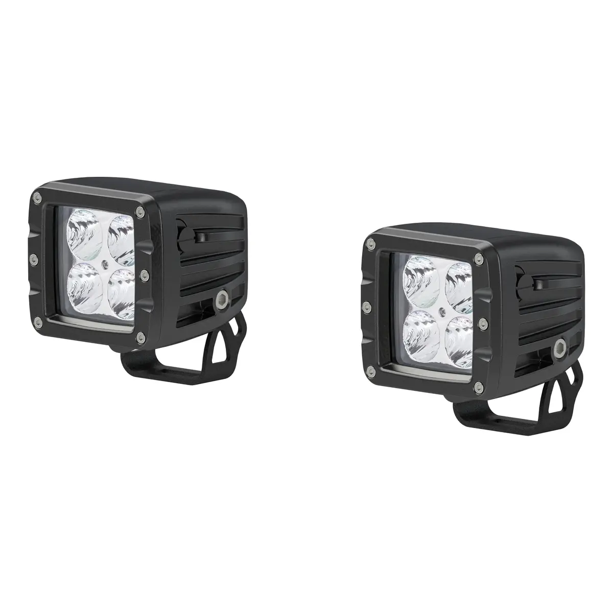 Aries 1501252 2-Inch Square Led Lights, Cree, 2,200 Lumens, Spot Beam, Waterproof And Dustproof, 2-Pack 1