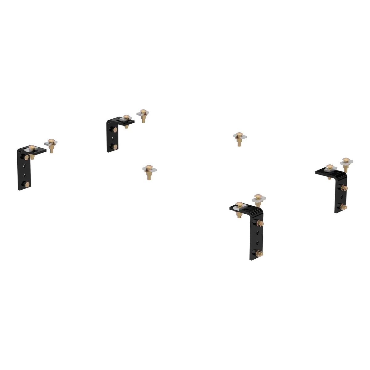 Curt 16101 Universal 5Th Wheel Mounting Brackets 1