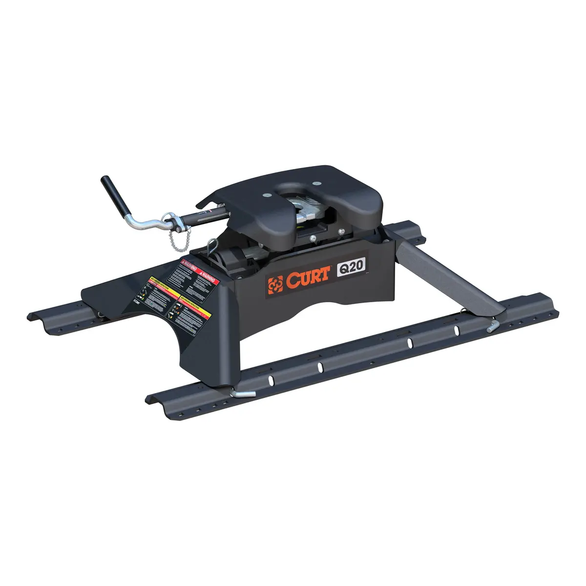Curt 16131 Q20 5Th Wheel Hitch With Base Rails, 20,000 Lbs. 1