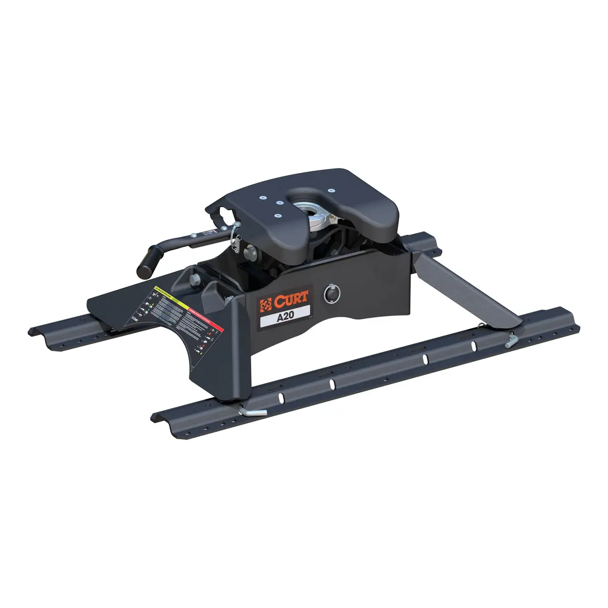 Curt 16141 A20 5Th Wheel Hitch With Base Rails, 20,000 Lbs. 1