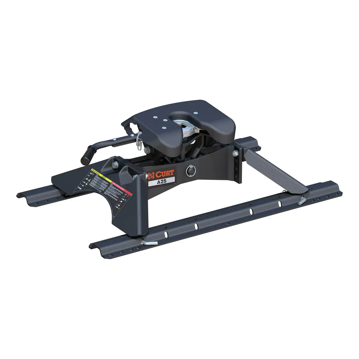 Curt 16181 A25 5Th Wheel Hitch With Base Rails, 25,000 Lbs. 1