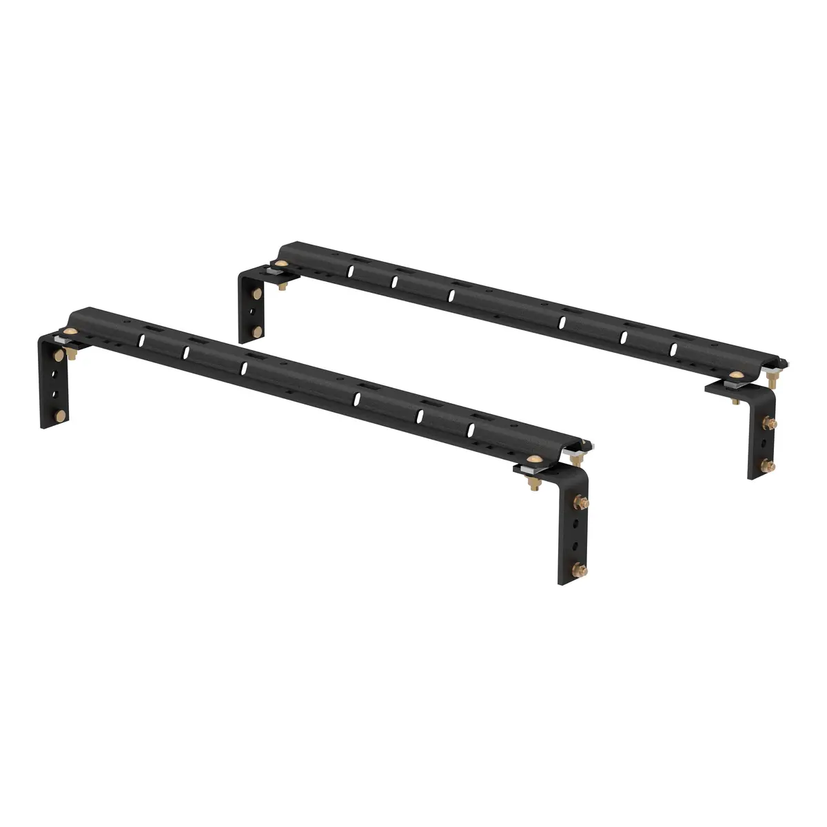 Curt 16200 Industry-Standard Carbide Black 5Th Wheel Hitch Rails And Brackets 1