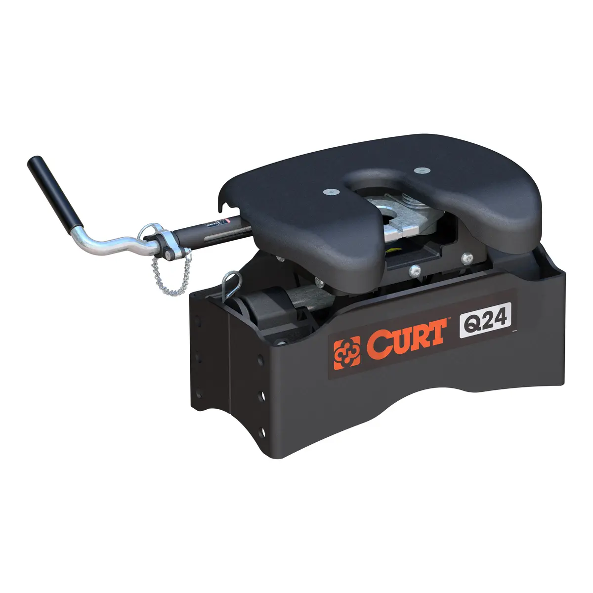 Curt 16545 Q24 5Th Wheel Hitch Head Only, Legs Or Roller Required, 24,000 Lbs. 1