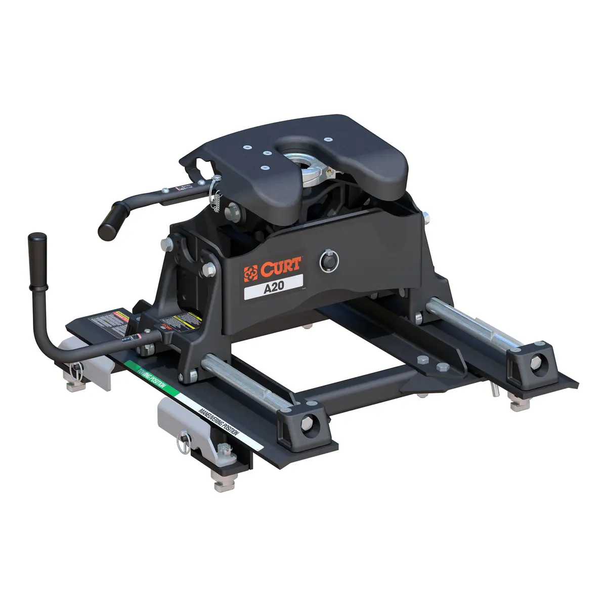 Curt 16669 A20 5Th Wheel Slider Hitch For Select Chevrolet, Gmc Puck System, Short Bed Trucks, 20,000 Lbs. 1
