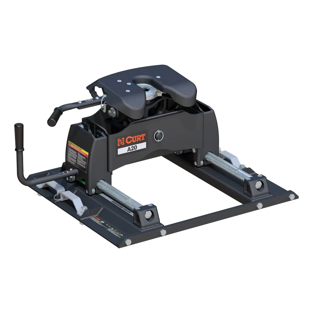Curt 16676 A20 5Th Wheel Slider Hitch For Ford Puck System, Short Bed Trucks, 20,000 Lbs. 1