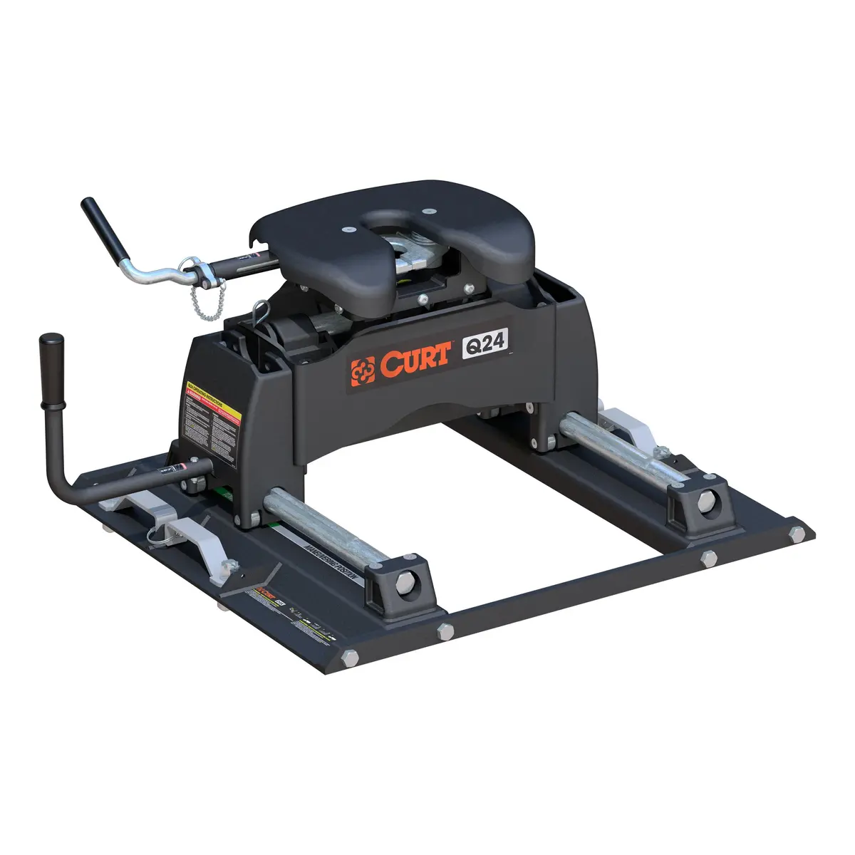 Curt 16678 Q24 5Th Wheel Slider Hitch For Ford Puck System, Short Bed Trucks, 24,000 Lbs. 1