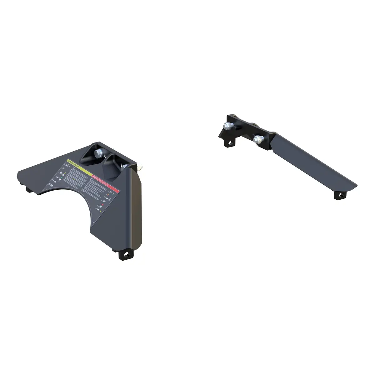 Curt 16906 Replacement Legs For Curt A20 Fifth Wheel Hitch Head #16540 1