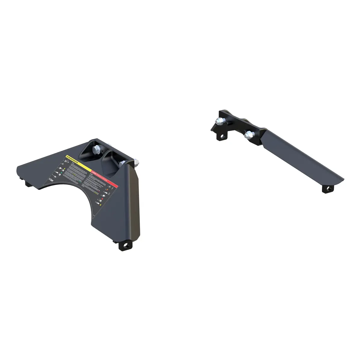 Curt 16907 Replacement Legs For Curt A25 Fifth Wheel Hitch Head #16580 1