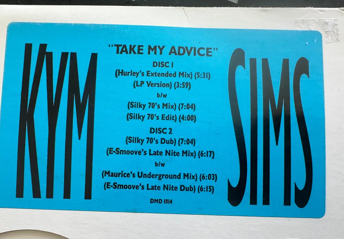 Kym Sims 12” Single 2Xlp (Promo) Vinyl - Used 2