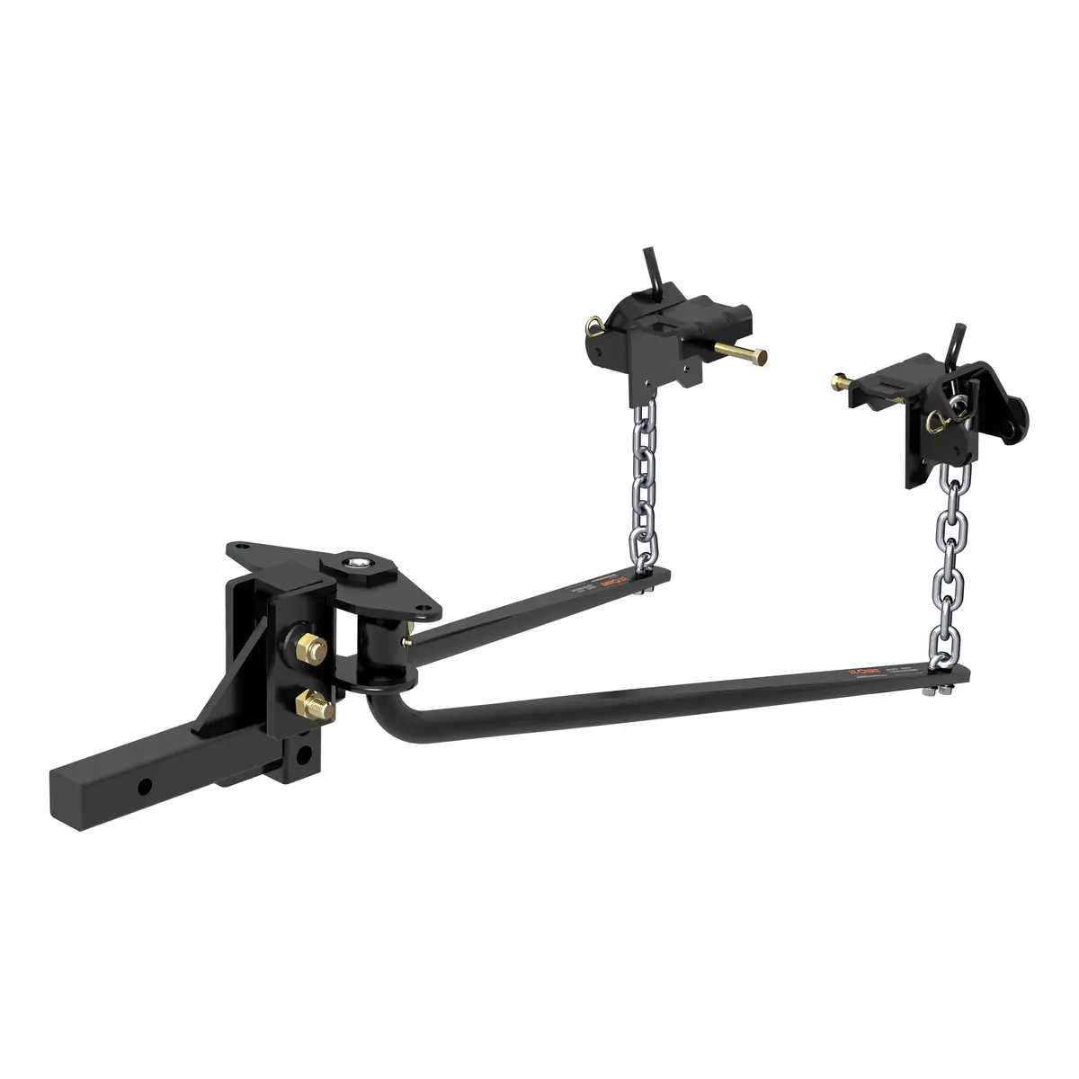 Curt 17057 Mv Round Bar Weight Distribution Hitch, Up To 14,000 Lbs., 2-Inch Shank 1