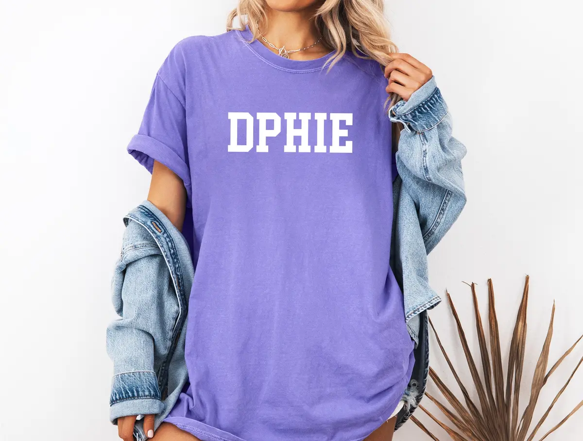 Delta Phi Epsilon Heavyweight Short Sleeve T-Shirt - Comfort Colors Tee 1