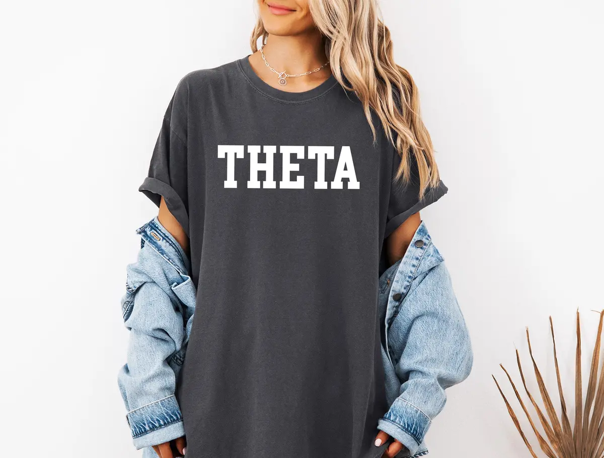 Kappa Alpha Theta Heavyweight Short Sleeve T-Shirt - Comfort Colors 1