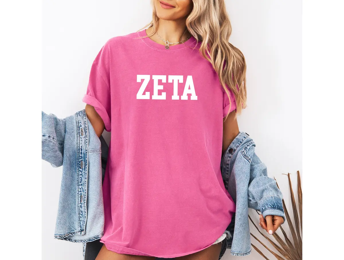 Zeta Tau Alpha Heavyweight Short Sleeve T-Shirt - Comfort Colors 2