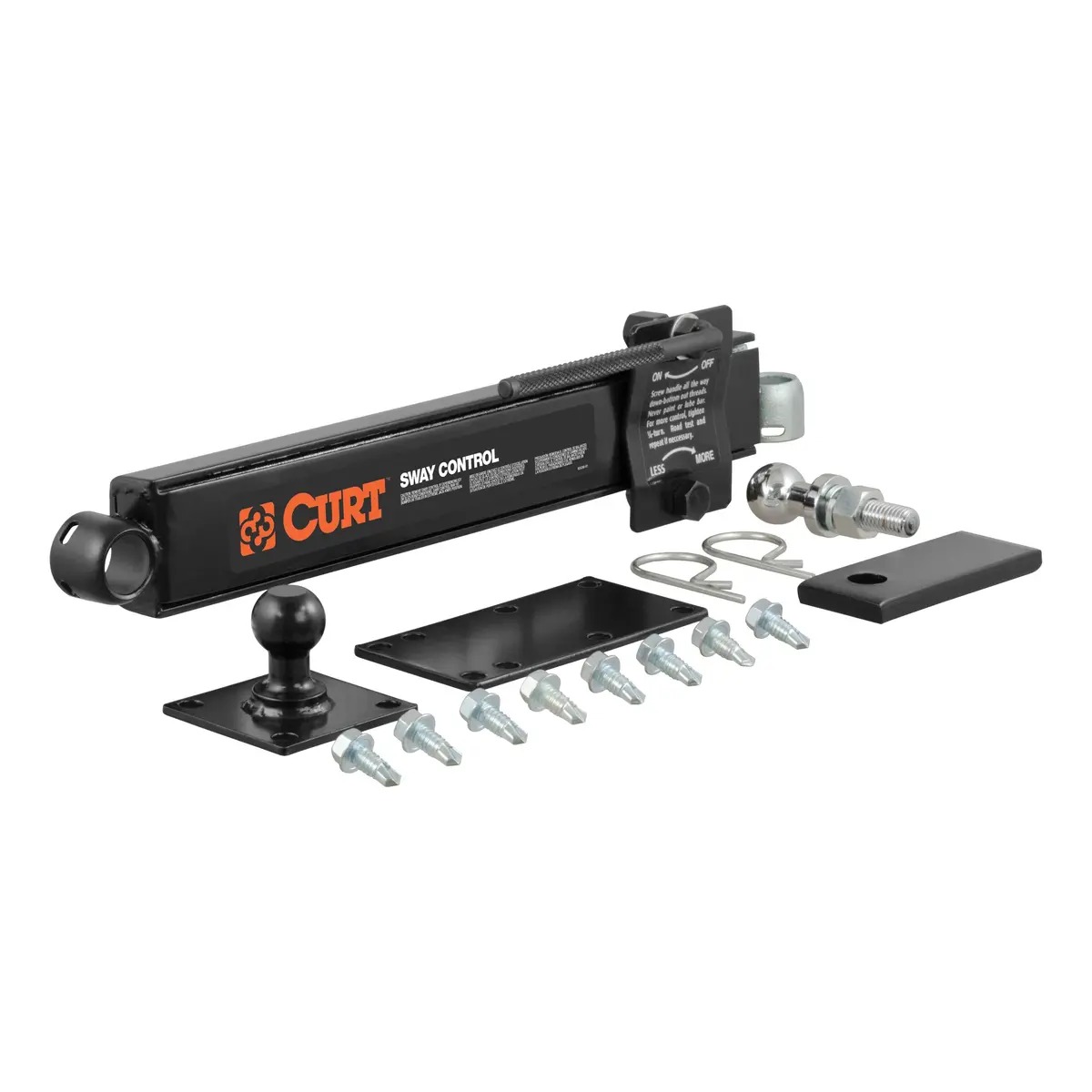 Curt 17200 Trailer Anti-Sway Bar Control Kit 1