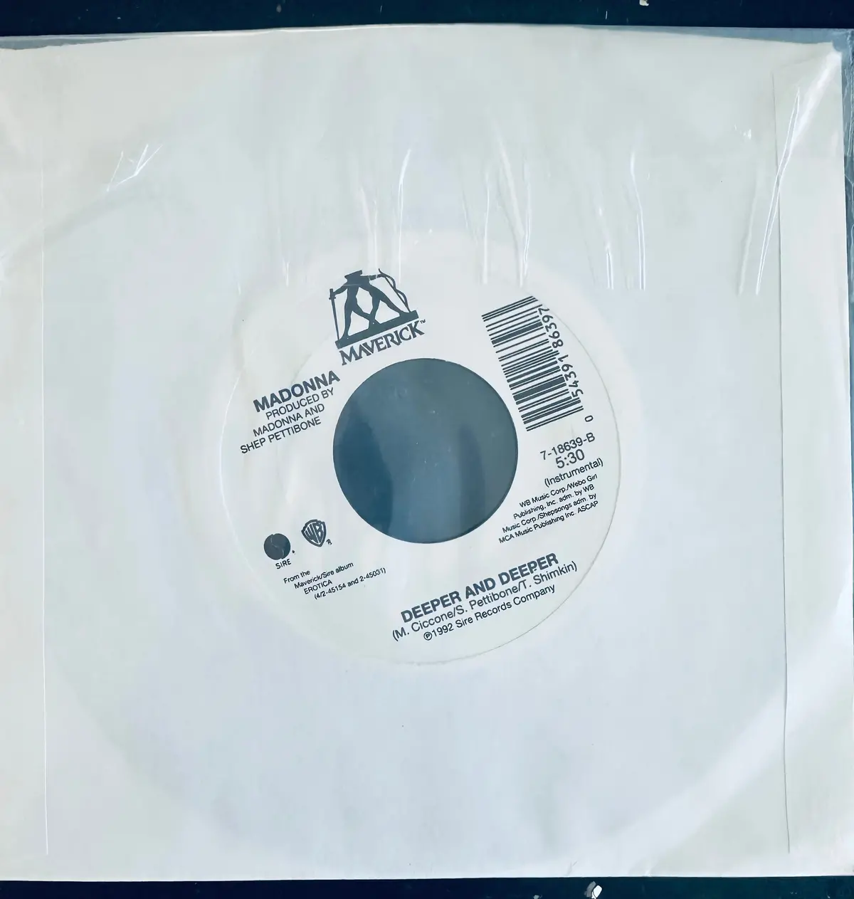 Vagina Deeper Deeper 45 Record 1