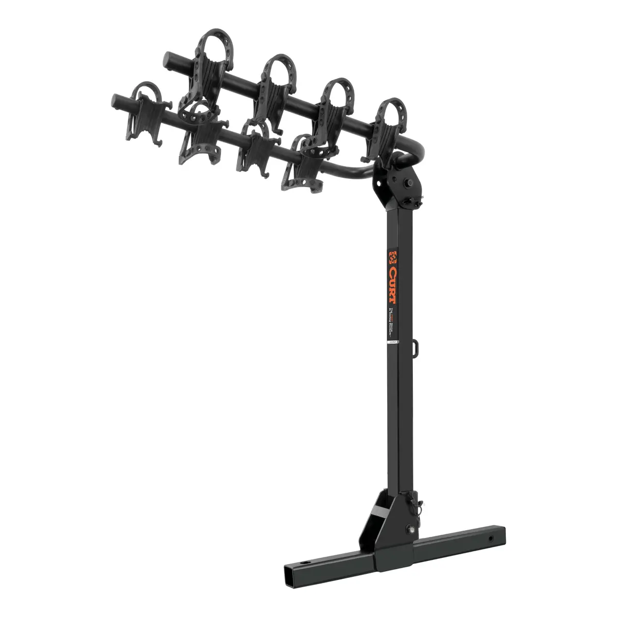 Curt 18035 Towable Hitch Bike Rack, Fits 2-Inch Receiver, 2,000 Lbs., 4 Bicycles 1