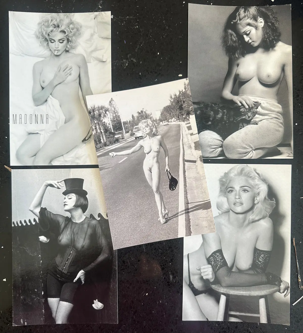 Madonna Postcards  Set Of 5 Nudes Sex Book   4X6 1