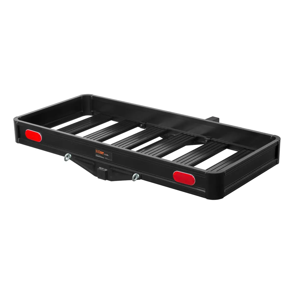 Curt 18113 49-Inch X 22-1/2-Inch Aluminum Hitch Cargo Carrier, 2-Inch Receiver, 500 Pounds 1