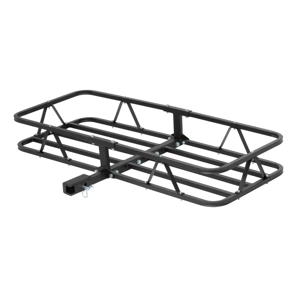 Curt 18145 Cargo Basket Hitch Trailer Hitch Cargo Carrier, 500 Lbs. Capacity, 46-1/2-Inch X 17-1/2-Inch X 5-1/2-Inch, Fits 1-1/4 Or 2-Inch Receiver 1