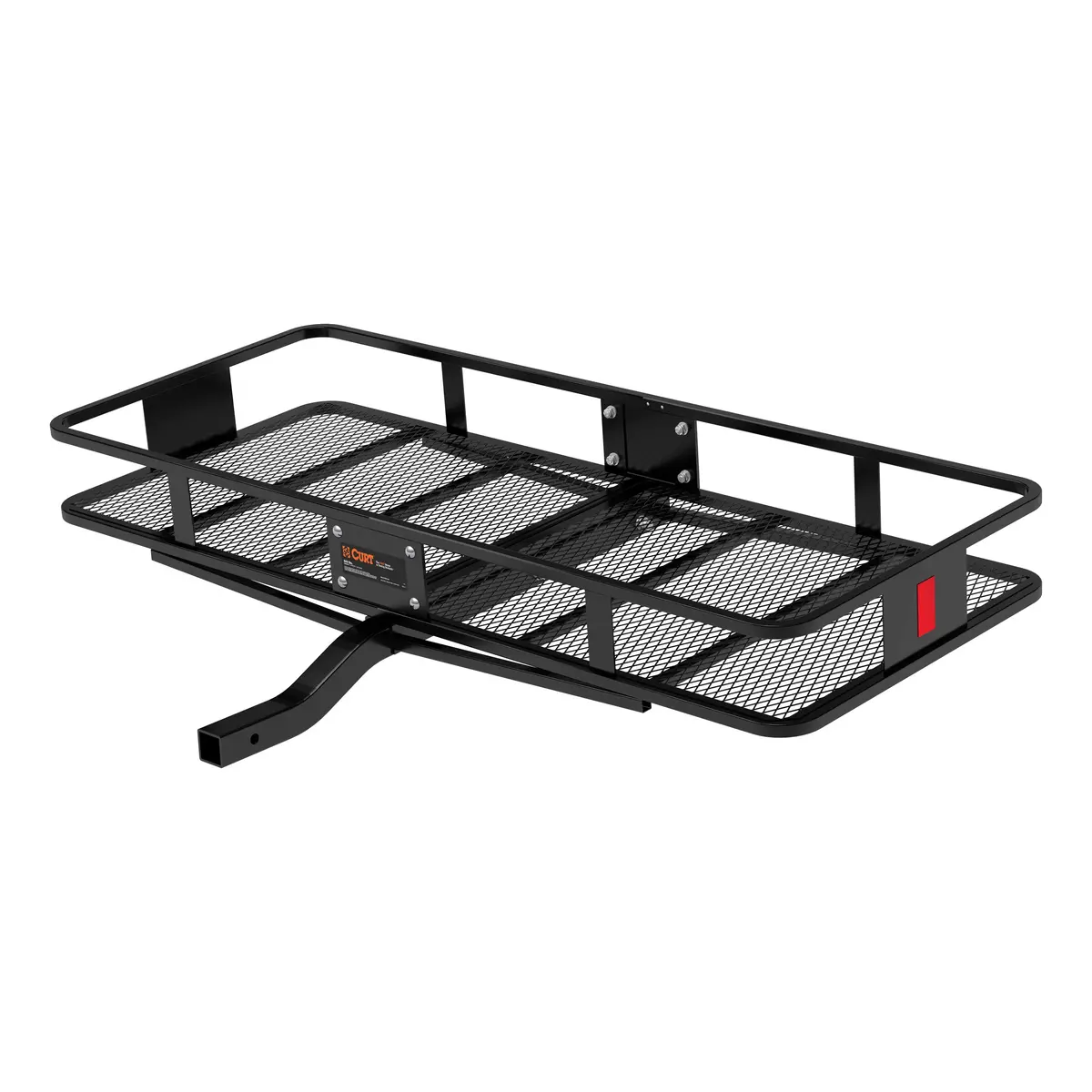 Curt 18152 Cargo Basket Hitch Trailer Hitch Cargo Carrier, 500 Lbs. Capacity, 60-Inch X 24-Inch X 6-Inch, Fits 2-Inch Receiver 1